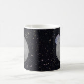 Mug Côté sombre ou face cachée de la Lune ciel étoilé (Centre)