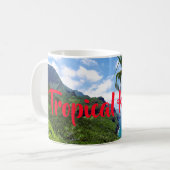 Mug Côte tropicale Hawaï de Nepali de Kauai (Devant gauche)