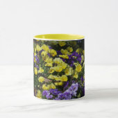 Mug Coteau de panneaux violets et jaunes (Centre)