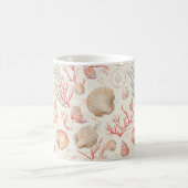 Mug Côtière rustique - Coquillages, Starfish, Reef (16 (Centre)