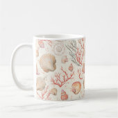 Mug Côtière rustique - Coquillages, Starfish, Reef (16 (Gauche)