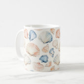 Mug Côtière rustique - Coquillages, Starfish, Reef (21 (Devant gauche)