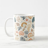 Mug Côtière rustique - Coquillages, Starfish, Reef (24 (Gauche)