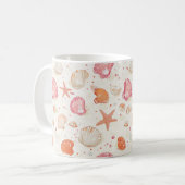 Mug Côtière rustique - Coquillages, Starfish, Reef (28 (Devant gauche)