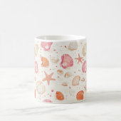 Mug Côtière rustique - Coquillages, Starfish, Reef (28 (Centre)