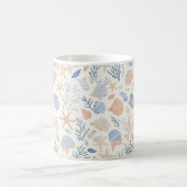 Mug Côtière rustique - Coquillages, Starfish, Reef (34 (Centre)