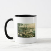 Mug Coton de chargement sur le Mississippi, 1870 (Gauche)