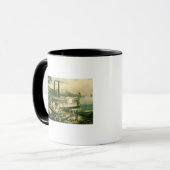Mug Coton de chargement sur le Mississippi, 1870 (Devant gauche)