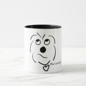 Mug Coton de Tulear de bande dessinée - le chat l'a (Centre)