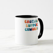Mug Cotravailleur d'aide émotionnelle - Bestie de trav (Devant droit)