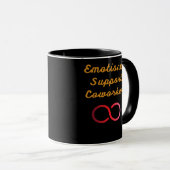 Mug Cotravailleur de l'aide émotionnelle - Journée du (Devant droit)
