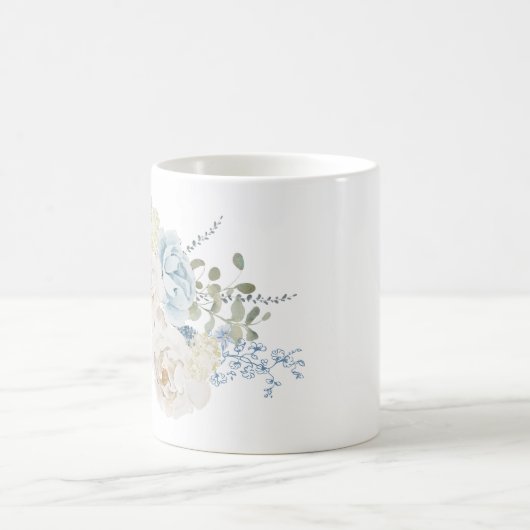 Mug Cotswolds romantique Flores d'hiver Monogramme (Centre)