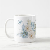 Mug Cotswolds romantique Flores d'hiver Monogramme (Gauche)