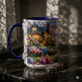 Mug Cottage Garden Stream at Sunset