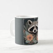 Mug Cottagecore Cute Raccoon (Devant gauche)