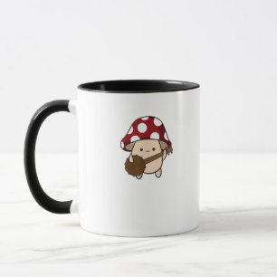 Mug Cottagecore Esthétique Joli Champignon Jouant du B