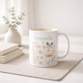 Mug Cottagecore Fleur Sauvage Personnalisée