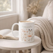 Mug Cottagecore Fleur Sauvage Personnalisée