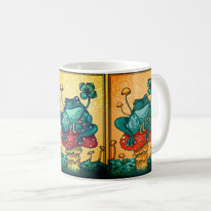 Mug Cottagecore grenouille avec champignon 