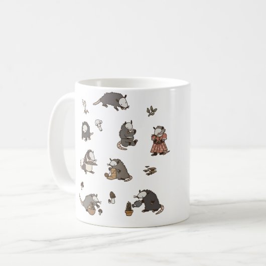 Mug Cottagecore Opossums (Devant gauche)