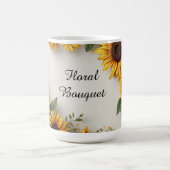 Mug Cottagecore Sunflower Flower Arrangement (Centre)