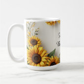 Mug Cottagecore Sunflower Flower Arrangement (Gauche)
