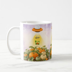 Mug Cottagecore UFO Citrouille Enlèvement Aesthetic Ea