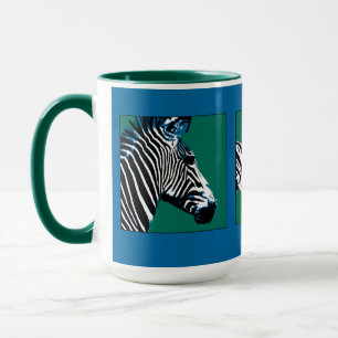 Mug Cou de deux zèbres et Neck/Z comme dans le zèbre