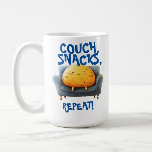 Mug Couch Potato Funny (Gauche)