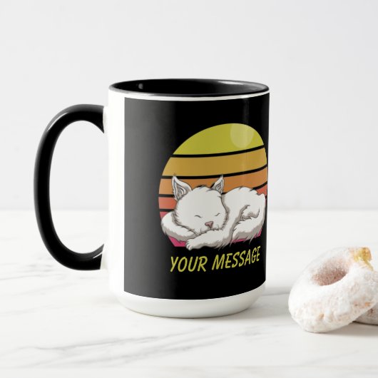 Mug Couchage blanc (Avec donut)
