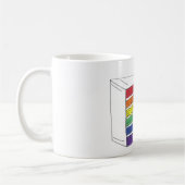 Mug Couche arc-en-ciel Coupe de gâteau (Gauche)