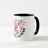 Mug Couche de dragon (Devant droit)