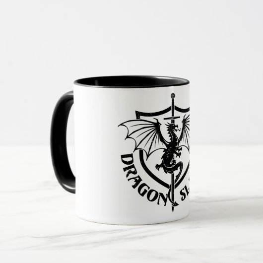 Mug Couche de dragon (Devant gauche)