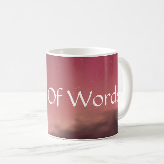 Mug Couche de mots (Devant droit)