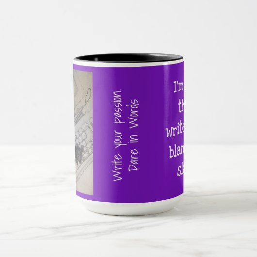 Mug Couche de page vide (Centre)