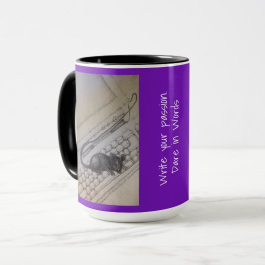 Mug Couche de page vide (Devant gauche)
