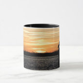 Mug Couché de soleil de Floride avec Pélican (Centre)