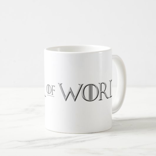 Mug Couche des mots (Devant droit)