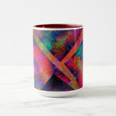 Mug Couche d'images rustiques irrégulières (Centre)