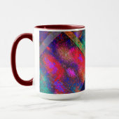 Mug Couche d'images rustiques irrégulières (Gauche)