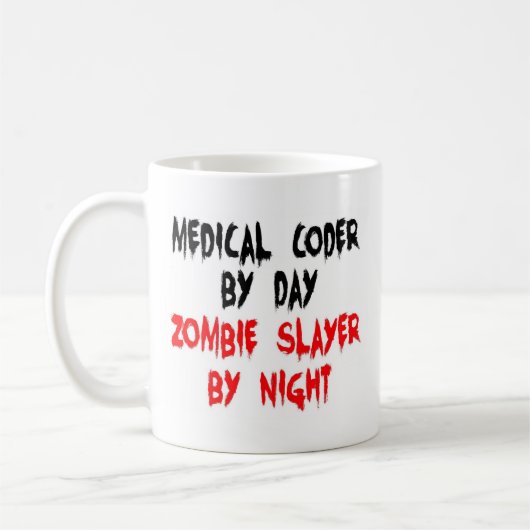 Mug Couche Zombie Coder Médicale (Gauche)