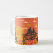 Mug Coucher de soleil (Devant gauche)
