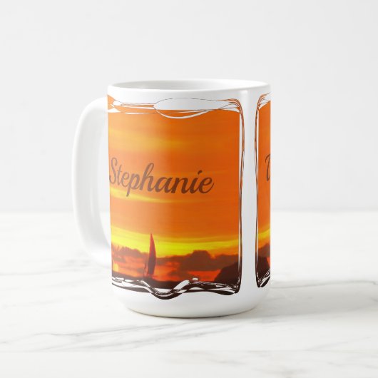 Mug Coucher de soleil 1300 (Devant gauche)