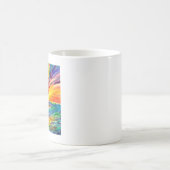 Mug Coucher de soleil à l'aquarelle sur l'eau (Centre)