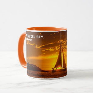 Mug Coucher de soleil à l'heure dorée avec Sa- MARINA