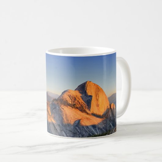Mug Coucher de soleil à moitié dôme du Mont Watkins - (Devant droit)
