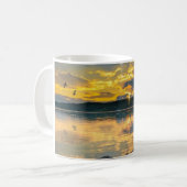 Mug Coucher de soleil à Monastery Beach, Carmel, Calif (Devant gauche)