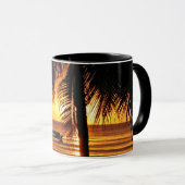 Mug Coucher de soleil à Negril, Jamaïque (Devant droit)