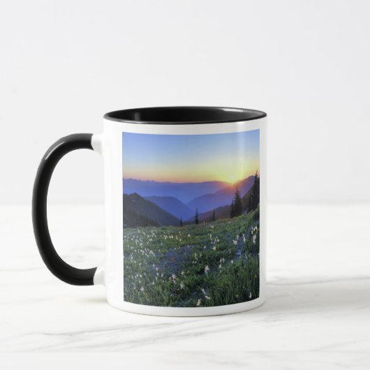 Mug Coucher de soleil à Obstruciton Point, Parc nation (Gauche)