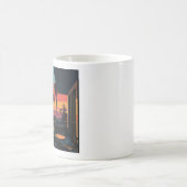 MUG COUCHER DE SOLEIL À PÈRE NOËL MONICA #1 (Centre)